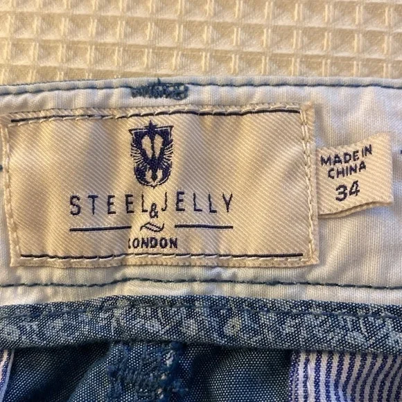 Steel & Jelly London Men’s Patterned Shorts Sz 34 - Picture 6 of 8